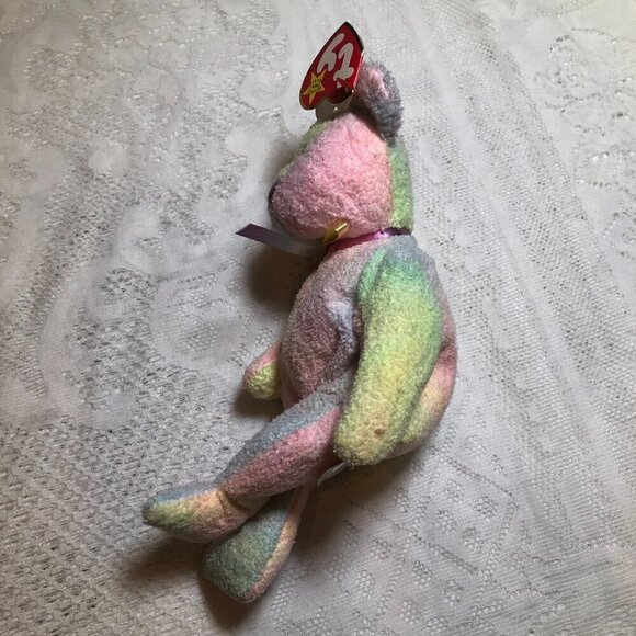 Ty Beanie Baby "Groovy" Pastel Tie Dye Vintage 1999 - Picture 4 of 6